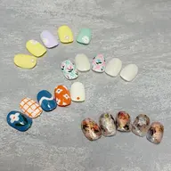 【オフありシンプルアート】持ち込みデザイン◎時間内で可能なアートをいたします。ケア込みでの時間になります⚠️現金のみ⚠️