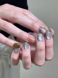 ⑥【ハンド/⚠️オフあり/当店おすすめ！🌼完全お任せニュアンスネイル】※長さだし不可