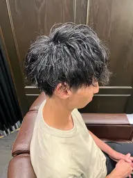 カット＋ロッドパーマ