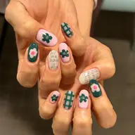 持ち込みデザイン【オフ無料】150min，手描きアート，ストーンスタッズ，ニュアンスOKミラーマグネット追加料金なし