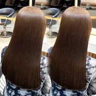 🦊🤍美髪縮毛矯正+カット+縮毛相性抜群トリートメント‼️《超音波アイロン付き》🦊🤍