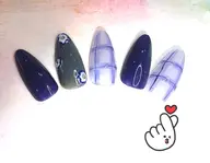 【ハンドネイル】人気^_^ニュアンス定額デザインコース(アート5本​〜​)