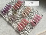 【定額×長さ出し】 𝓢𝓲𝓶𝓹𝓵𝓮 ✧シンプルすぎない➕デザイン🤍《オフ&ケア 込み》
