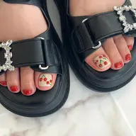 【オフケア込み】〈フット〉2本アート+ワンカラー🐾✨持ち込みOK‼️