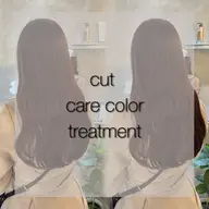 👑人気NO.2👑【ダメージ補修】カット+ケアカラー+TOKIO超音波5stepトリートメント