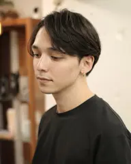 men'sカット+縮毛矯正
