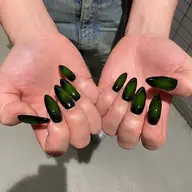 ハンド｜（オフ込み）｜スカルプシンプルアート（オーロラ/ミラー/マグネット/フレンチ/グラデーション）⚠️パーツ別途料金