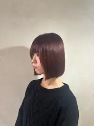 《女性限定・ボブヘア》カット+シャンプ— ¥500