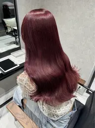 【ツヤツヤサラサラ髪になりたい方必見🐈‍⬛🎀】プラチナトリートメント🫧🩶➕ワンカラー🍷♥️