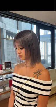 ✨ケアブリーチ+カラー+カット+トリートメント✨(ロング料金なし)