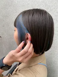 インナーカラー🩵