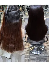 「1番人気✨️」弱酸性縮毛矯正＋架橋式髪質改善トリートメント