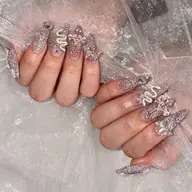 【オフあり】ラメグラスカルプパーツ＆ストーン付け放題