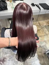 【暖色系カラー】赤系ピンク系🌹＋うる艶トリートメント
