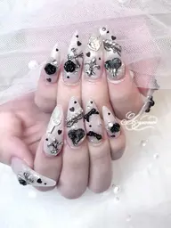 🎀リピート🎀 長さ出し10本+10本アートし放題🤍【オフがある場合は必ずご連絡ください】