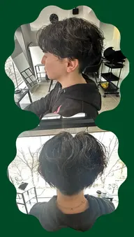 👦🏻メンズカット➕フェザーパーマ➰