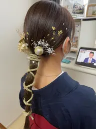 成人式ヘアセットのみ