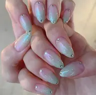 【自爪】グラデーション💕ラメグラデーション❣️ベービブーマー💗