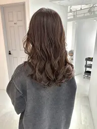 【🩶韓国風パーマ🩶】カット+コテ巻き風デジタルパーマ+髪質改善トリートメント