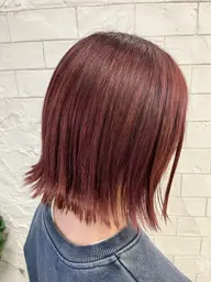 【ミニモ学割】ダブルカラー（ケアブリーチ）　¥10000