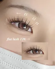 🌷フラットラッシュ120本🌷〈新規〉¥5000〈再来〉¥6000