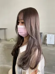 ブリーチ＋オンカラー＋カット