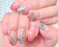 ♡オフなし、シンプル​〜​ビジューまで対応可💓アート2本つけ放題し放題デザイン持ち込み可【自爪4mm以内】 ♡