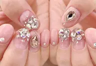 🌟✨🌈💎有料パーツつけ放題~(ソフトジェルオフ込み)🌟✨💎スワロフスキーストーン、大きいビジューストーンも👌