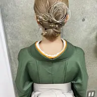 <卒業式>袴着物着付け + ヘアセット
