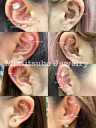 耳つぼジュエリー10粒（両耳）💎💖✨1粒追加- ¥110