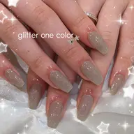 〈minimo限定〉♥ハンドワンカラー、ラメグラ(オフなし)