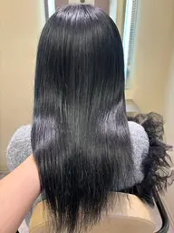 【🖤もう後悔なし‼️🖤】カット➕黒染め➕２ｓｔｅｐトリートメント🐕🌈🌈