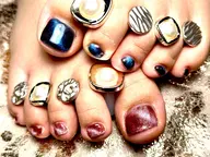 【ご新規様】フットネイルワンカラー、グラデーション（オフなし）