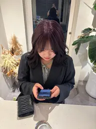 Wカラー+トリートメント 🧴🤍
