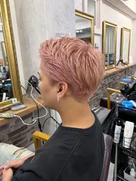 💚メンズカット＋ブリーチ（１回）＆全体カラー＆クイックトリートメント💚