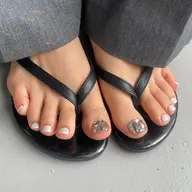 👣親指2本アート【オフ込み】