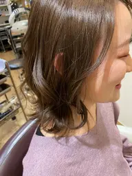 【ワンカラー】#ブリーチなしカラー #透明感カラー #グレージュカラー #くすみカラー※本人限定