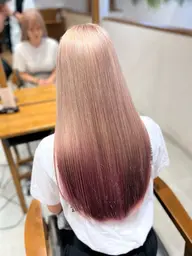 透明感抜群❗️色も思いのままにやりたい髪色自由自在ダブルカラー❣️