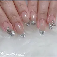 初回自爪オフ無料🆓ガラスフレンチ(ワンカラーベース色付き)