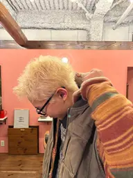 [メンズ限定]カット＋ブリーチ2回抜きっぱなし