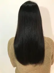 カット＋柔らかストレートパーマ＋ケアトリートメント