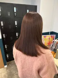 🎓ミニモ学割U24🎓前髪カット+透明感カラー+クイックトリートメント