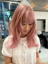 【🌻ご新規様🌻】ダブルカラー＋カット＋髪質改善トリートメント/プレミアムケアブリーチに変更可能