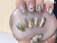 (ケア込みオフ別料金かかります⚠️⚠️デザインつけ放題パーツ·ストーン·シール付け放題❣️絵書きアートは別料金かかります