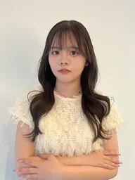 前髪カット＋リタッチカラー