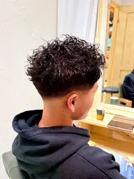 【動き出したい方】フェードカット＋パーマ 🌀⛓️