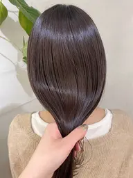 最高級艶メニュー☆カラー＋フローディアプレミアム髪質改善トリートメント