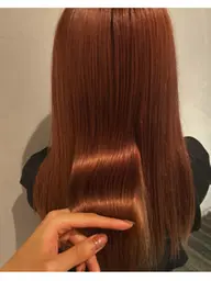 【髪質改善】マグネットカラー＋カラー専用グロストリートメント￥5500/カット込￥8000