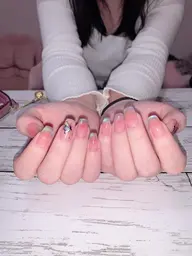 NEW~チップスカルプチークネイルマグネットワンホンネイル12580円🌟 もしオフがあれば、補足説明を見てください。