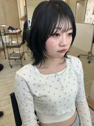 【4月1日​〜​15日限定爆弾クーポン💣】　カット＋カラー＋3stepトリートメント（ブリーチなし）